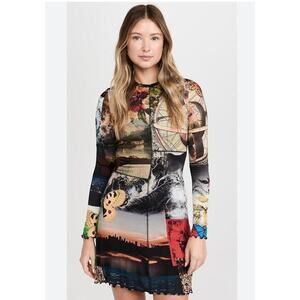 Alice + Olivia Mini Multicolor Deborah dress nwt size 8